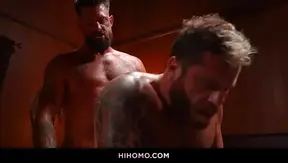 Riley Mitchell Gags on Alpha Wolfs Bareload — No Condor Allowed – GayPornHub 18+