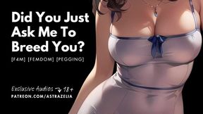 [asmr] Stepmommy Dom Pegging Leads To Breeding Your Hole [audio Roleplay] [femdom] [strap-on] [breeding]