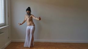 Bellydancer's Sensual Slow Striptease