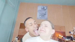 LICKING THE BEAUTIFUL PRINCESS'S FACE - BY ISABELITA AND MARVIN TURNER - CLIP 2