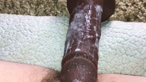 EXTREMELY CREAMY Hairy Pussy Fucking, My POV with BBC