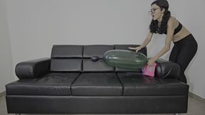Let's blow up a big extra long neck balloon from 59Balloons to RIDE IT!