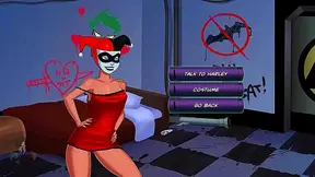 Harley Quinn Tempts Batgirl with Sensual Dance in DC Lesbian Fantasy