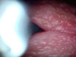 Endoscope Camera Captures Pont of time of Hunk Jizz flow 4K