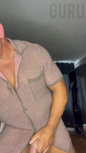 Solo Wank Jerk off Mr Guru Bodybuilder Stepdaddy