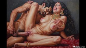 Busty indian wife cheating with her husband&#039;s brother