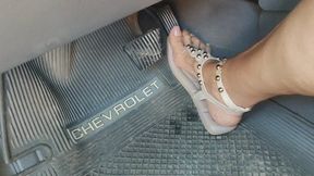 pumping car pedals using foot pedals (1)