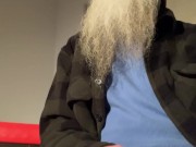 Daddy Smoking Triple Cigars and Cum