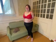 98キロぽっちゃりバキュームフェラ。爆乳Gカップでパイズリ、巨乳劇揺れ騎乗位ブサカワ生挿入、顔射！ほぼ100キロ巨漢完全素人個人撮影 ポニョ2 パイズリ オナニー フェラ ver OSAKAPORN