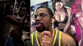 thicc fat booty ass latina girl with a long hard transgender cock cumming hard all over herself, ai generated