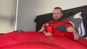 Spider-Man empties his web shooter 4k