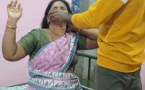 Real Homemade Visiting Son in Law Hardcore Session with Beautiful Hot Desi Mother in Law