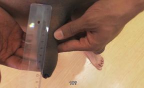 Twink with a sexy brown dick bouncing on a fat Czech boner