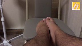 Sit Your Arse in That Grey Chair Worship My Feet - Manlyfoot - - Foot Cuck Slave POV