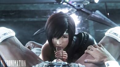 Yuffie makes you submit in this Final Fantasy POV cartoon