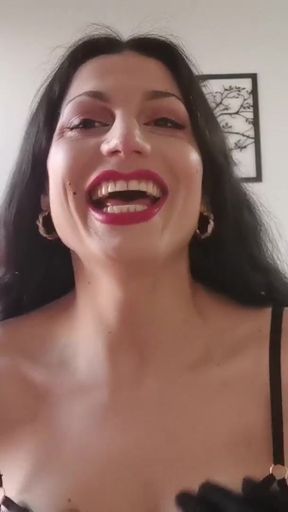 Nicole N Fantasy strip tease playing with her body and her ass and cock   Clip 1