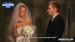 The Luxury Bride Is Left Alone With The Photographer And Cheats On Her Groom