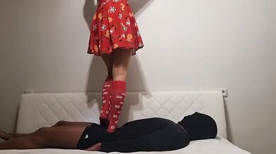 Barbie gets trampled MILF massage Merry Christmas