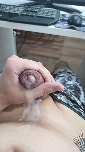 Jerking off Solo Slow Motion
