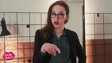 You want the job? Then suck my dick! Dominant trans JOI