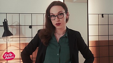 You want the job? Then suck my dick! Dominant trans JOI