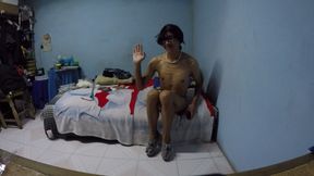 Joselynne Crossdresser In Spider Cosplay Ready To Suck Dildo Last Part