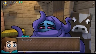 HornyCraft [Hentai game PornPlay ] Ep.3 Milking a minecraft furry cowgirl's huge tits