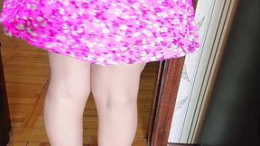 Beautiful Crossdresser Teasing Camera With Hot Booty Moves