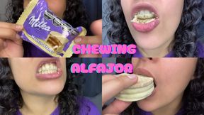 CHEWING Crispy White Chocolate Alfajor
