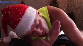 Huge Christmas Dick Gift Pov Blowjob From Santa. Massive Cumshot - Mars Barcelona