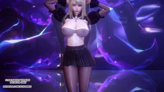 [MMD] Sistar - Shake It Ahri Sexy Kpop Dance League Of Legends KDA Korean Dance