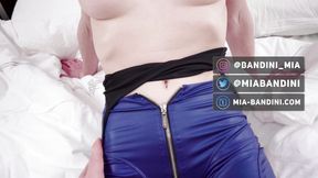 ROUGH ANAL SEX IN LEATHER SHORTS. MIA BANDINI