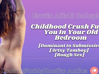 Audio Roleplay - Your Friend Fucks YOU In Your Old Bedroom