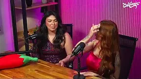 Shaved Latina blonde shows off her soaked box during solo playtime