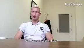 Bleached Beauty's Bubble Butt Takes It From Behind - Dirty Scout