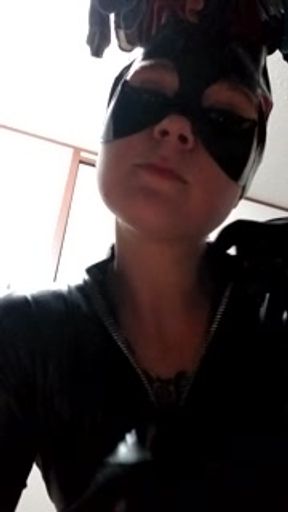 CatWoman humiliates, detains and spits. TEASER CLIP.