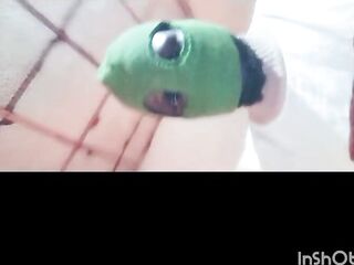 OILED HUMPING my hands to Release High Raunchy Tension - HANDS FREE Spunk fountain when GF is not around ????