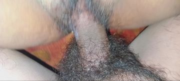 Sister-in-law&amp;#039;s fucking hard at night drained white water from her pussy