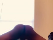 Hump homemade fleshlight in my homies room