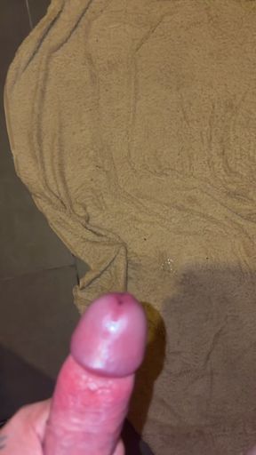 Cock full of pleasure drops squirts huge load of cum