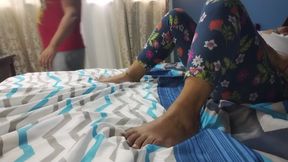 Oil Massage Turns Sexual After Seeing the Mature Whore's Ass