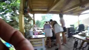 Tempting Tomato's Public Upskirt Filthy Fucking Action