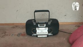 Radio under riding Boots