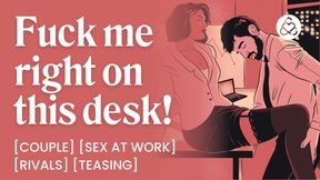 ASMR Audio Porn: Two Work Rivals Fuck Late in the Office - Public Sex, Fingering &amp; Teasing - Erotic Audio Roleplay for Women