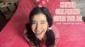 Kawaii girlfriend gives you JOI and something more