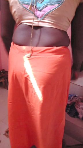 Desi Tamil House Maid in Petticoat Bra Cleaning Tease & Wild Reverse Cowgirl Ride on Owner! Indianhotwifex