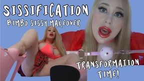 Sissification - Bimbo sissy Makeover!