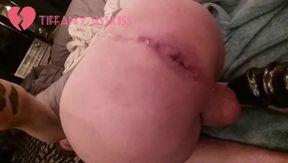 Sissy Takes Huge Late Night Anal