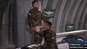 Cadet Giorgio Angelo got drilled and bred by Sergeant Faisul Bittar
