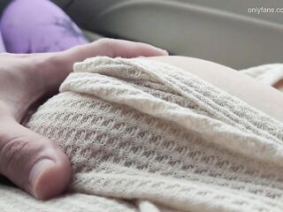 Teasing Stepbrother with My Large Breast in Public